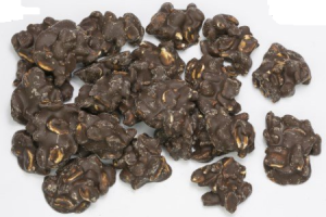 Chocolade pindarotsjes puur 200 gr.