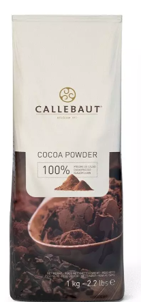 Cacaopoeder Callebaut zak 1 kg.
