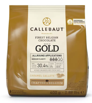 Chocoladedruppels Callebaut Gold 400gr.