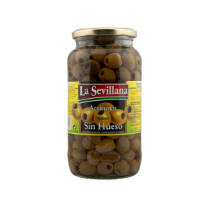 Olijven groen z pit Sevillana glas 935ml