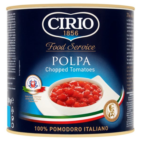 Tomatenblokjes (polpa) Cirio blik 2650ml