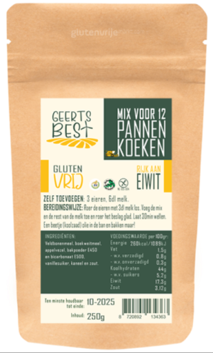 Pannenkoekmix/veldbonenmeel  250 gr.