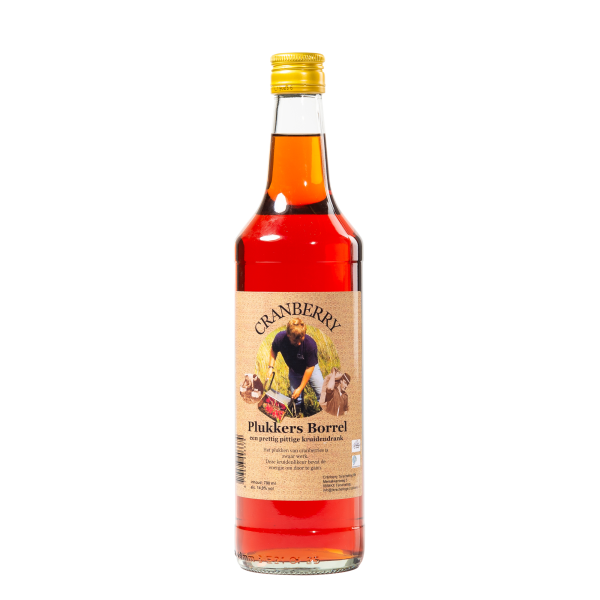 Cranberry Plukkersborrel 14,9% 700 ml.