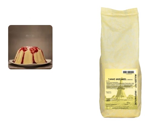Tarwegriesmeel 500 gr.