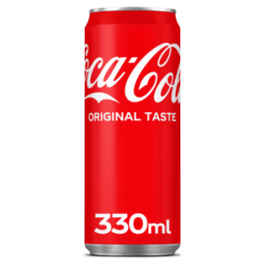 Cola blikje met statie 24x0,33 ltr.