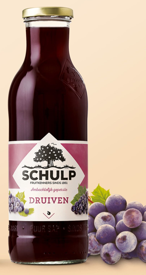 Schulp druivensap 6x0,75 ltr.