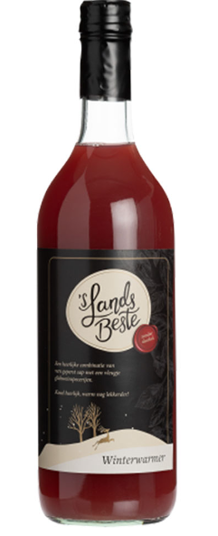 LandsBeste Winterw.appel wijnfles 6x0.75