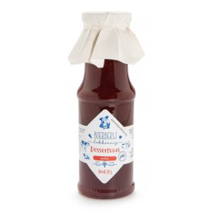 Dessertsaus Bax Boerderij Aardbei 270ml.