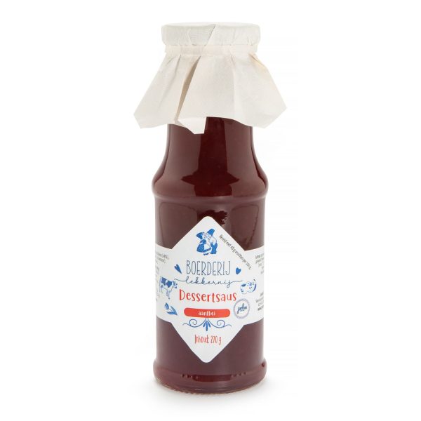 Dessertsaus Bax Boerderij Aardbei 270ml.