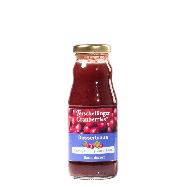 Tersch. Cranberry dessertsaus BIO 225 gr