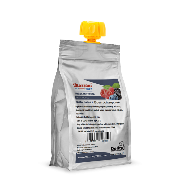 FruitPuree Mazzonu Bosvruchten 1kg.