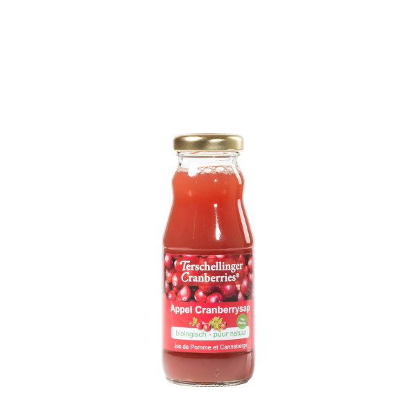 Tersch. Appel-Cranberrysap BIO 12x250ml.