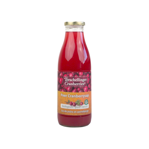 Tersch. Peer-Cranberrysap BIO 750ml.