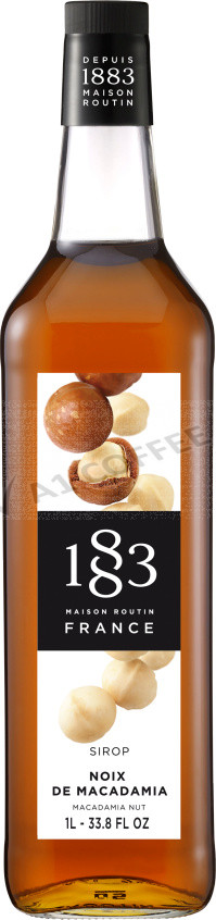 Siroop Routin 1883 Macadamia 1ltr