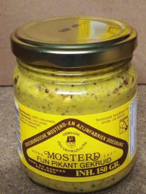 Doesburgsche mosterd fijn pikant 150 gr.