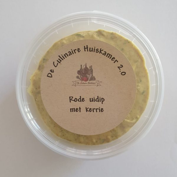 Rode Ui-Kerrie Dip Culinair ± 135 gr.