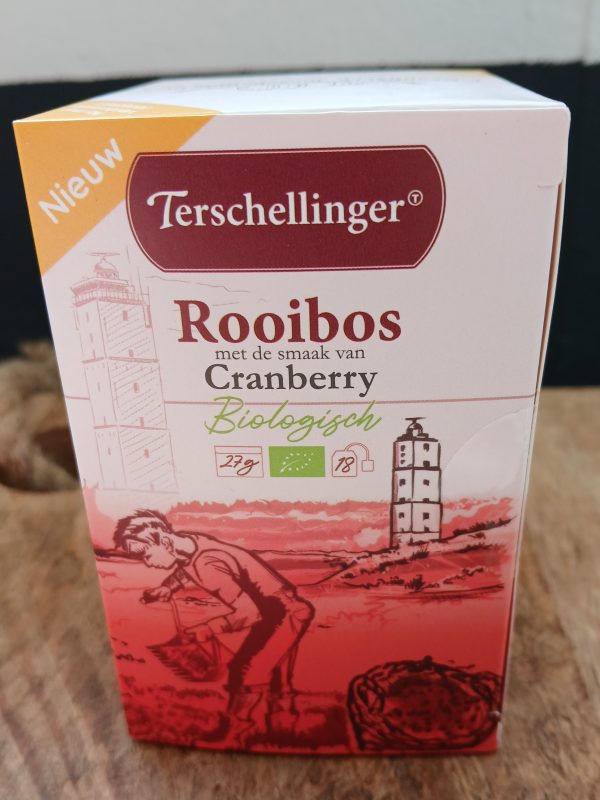 Thee Cranb. Rooibos BIO doos 10x18x27gr