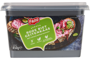 * Geitenkaasspread rode biet Fano 850 gr