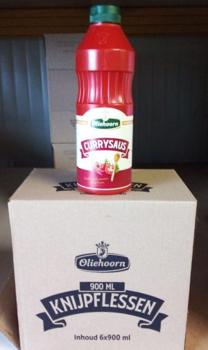 Oliehoorn Currysaus 6x900 ml.