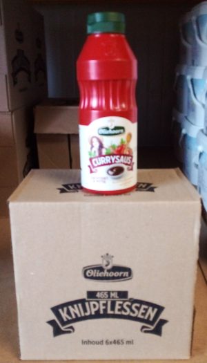 Oliehoorn Currysaus 6x465 ml.