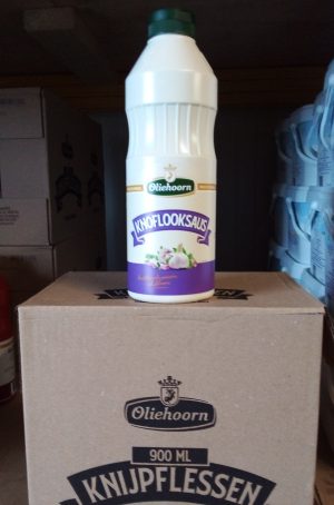 Oliehoorn Knoflooksaus 6x900 ml.