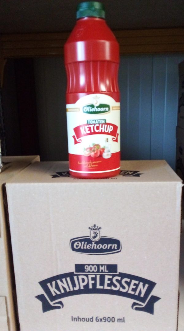 Oliehoorn Tomatenketchup 6x900 ml.