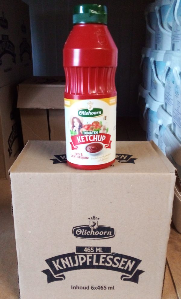Oliehoorn Tomatenketchup 6x465 ml.