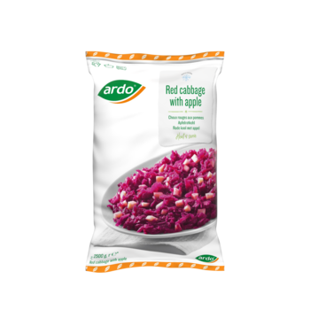 Rode kool met appel 4x2500 gr. DV