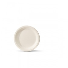 Bord wit 23cm suikerriet 50 st.