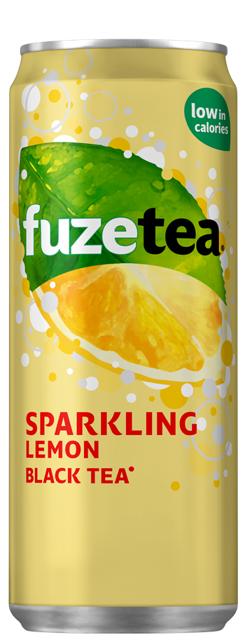 Fuze tea sparkling blikje 24x0,33 ltr.