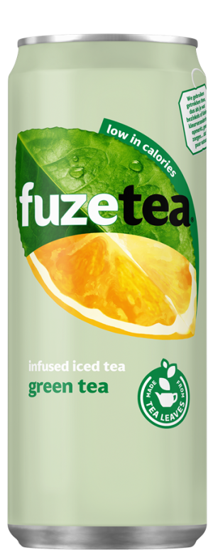 Fuze tea green blikje 24x0,33 ltr.