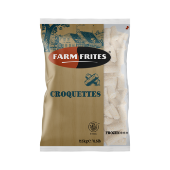Aardappelkroketten FarmFriet 4x2,5 kg.