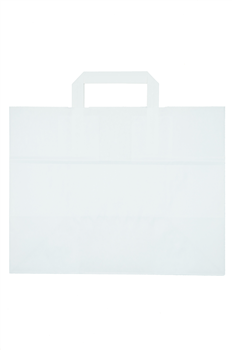 Draagtas papier wit 26x17x26 400 st.