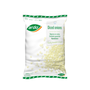 Uien blokjes 10mm 4x2500gr. DV