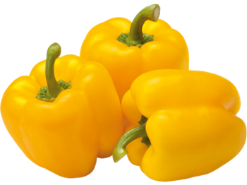 Paprika geel klasse 1  p/kg.