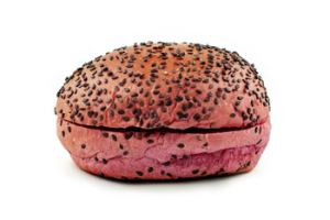 Brioche bun beetroot 48x70 gr.