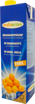 Sinaasappelsap Fruitaction 100% 6x1ltr.