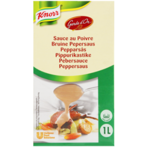 Pepersaus bruin Garde d'or  1 ltr