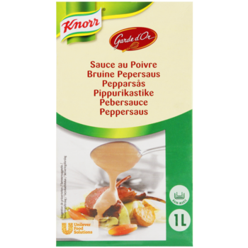 Pepersaus bruin Garde d'or  1 ltr