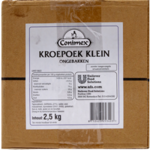 Kroepoek mini ongebakken 2,5 kg Conimex