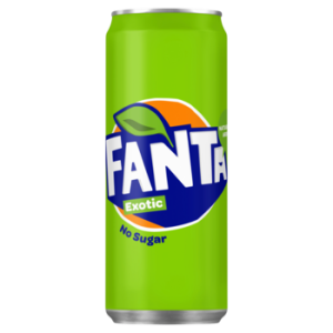 Fanta Exotic blik 24x33cl.