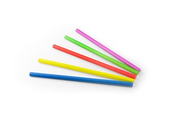 Buigrietje papier gekleurd 6mm. 200 st.
