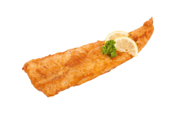 Lekkerbekje heel gebakken 2,5 kg.
