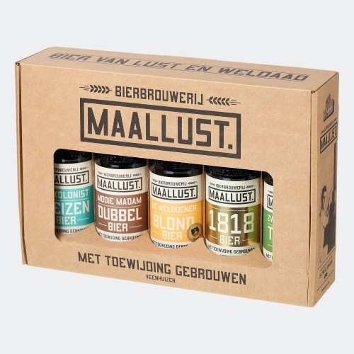 Maallust Cadeaudoos voor 5 flessen