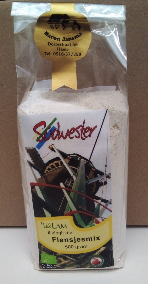 Flensjesmix Bio 't Lam 500 gr.