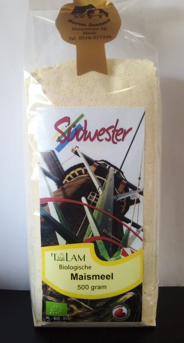 Maismeel Bio 't Lam 500 gr.