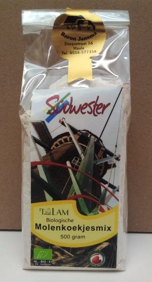 Molenkoekjesmix Bio 't Lam 500 gr.
