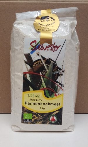 Pannenkoekmeel Bio 't Lam 1 kg.