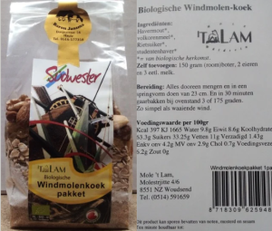 Windmolenkoekpakket Bio 't Lam