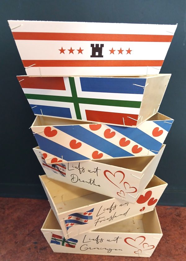 Houten bakje Groningen 29x19x9cm